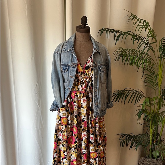 Fall Floral Maxi Dress - Picture 6 of 9